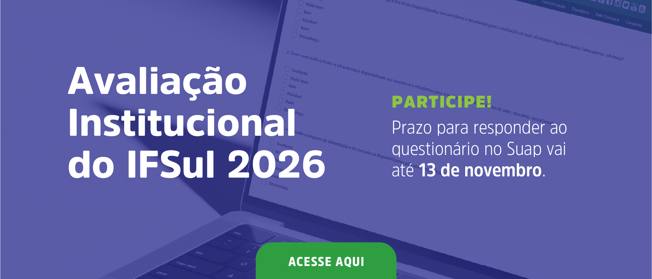 Avaliação Institucional IFSul 2026